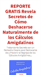 Mobile Screenshot of calculosamigdalinos.net
